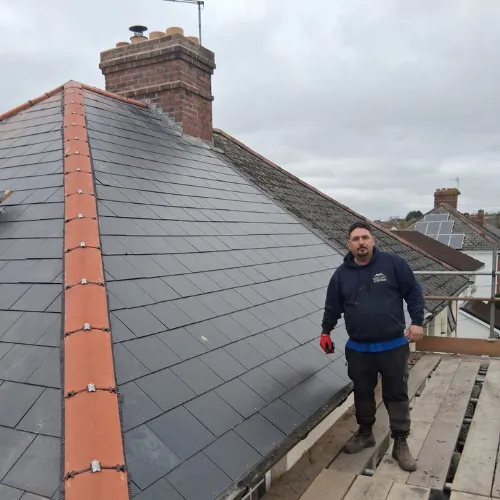 Roofing project by First Call Roofing
